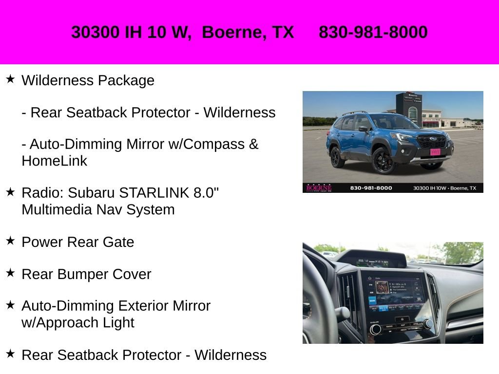 Used 2024 Subaru Forester Wilderness w/ Wilderness Package AWD/4WD image 20