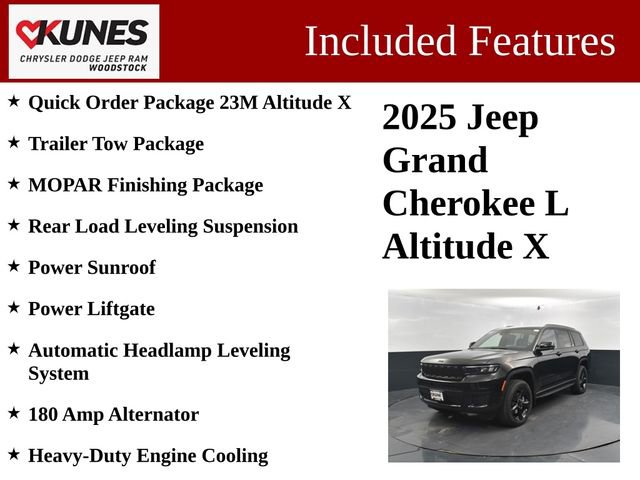 New 2025 Jeep Grand Cherokee L Altitude image 3