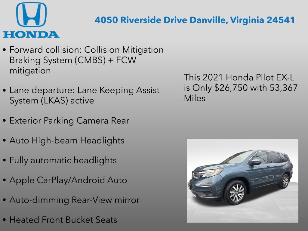 Used 2021 Honda Pilot EX-L image 22