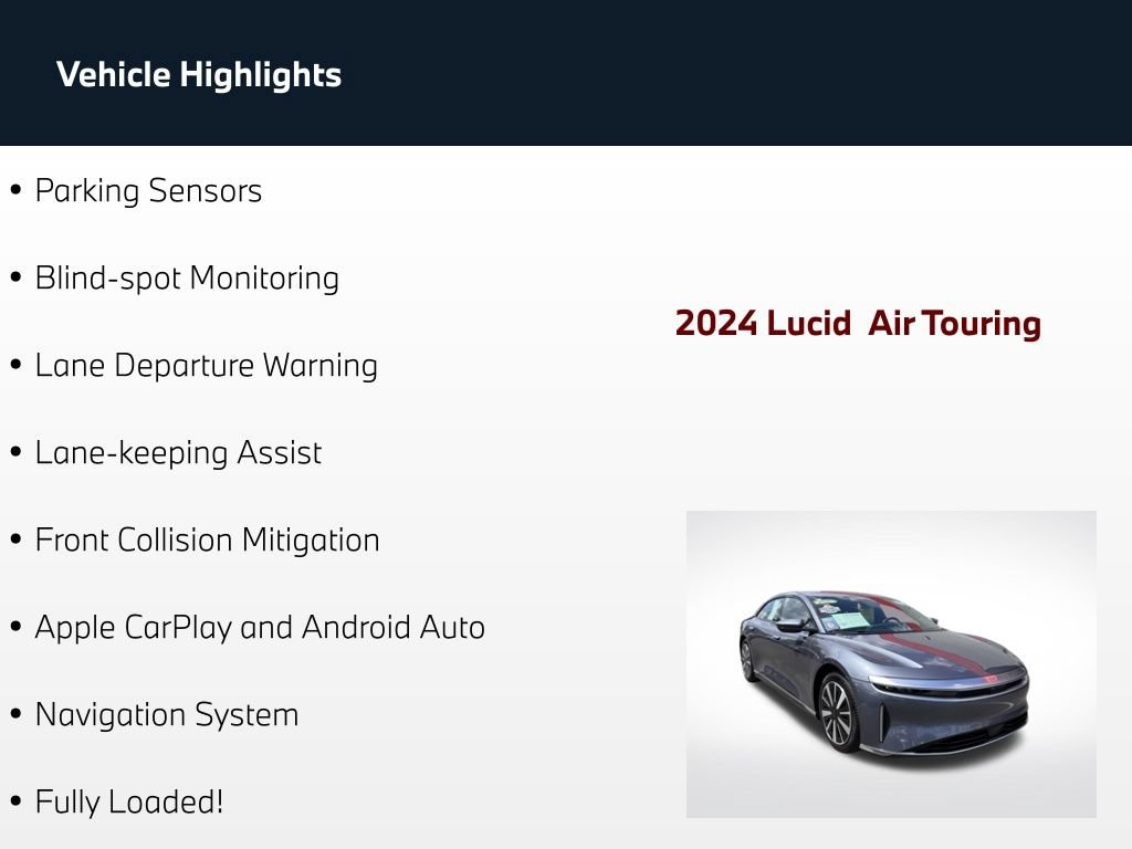 Used 2024 Lucid Air Touring AWD/4WD image 77