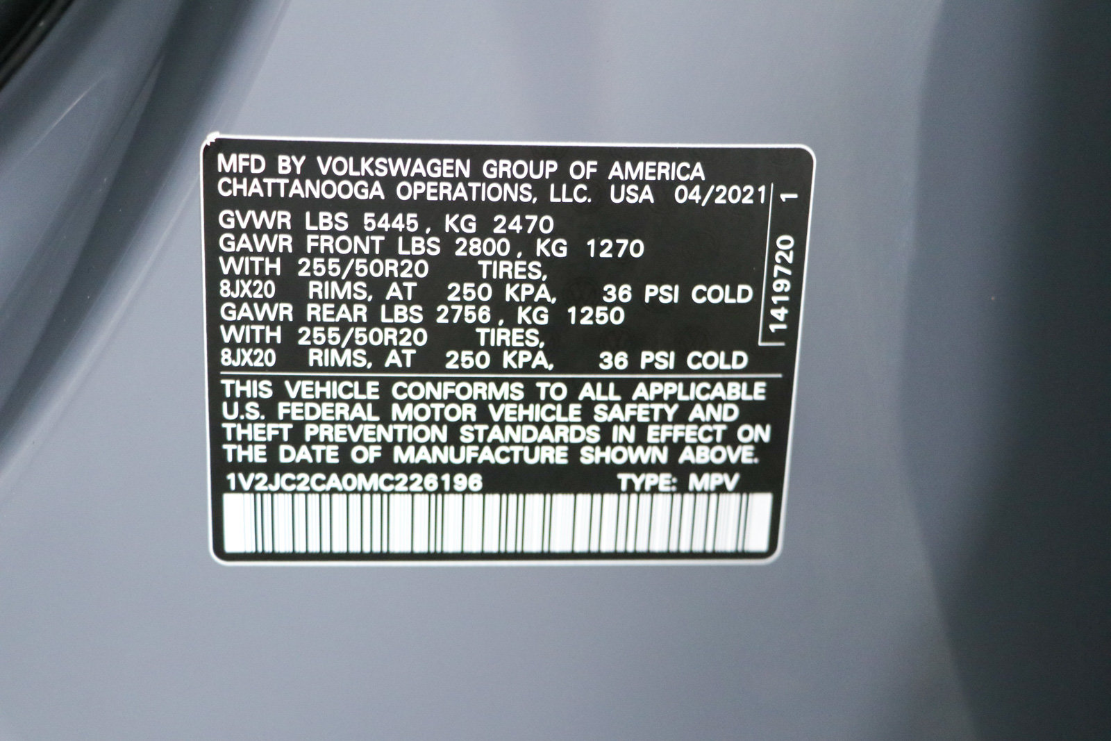 Used 2021 Volkswagen Atlas Cross Sport SE w/ Panoramic Sunroof Package FWD image 34