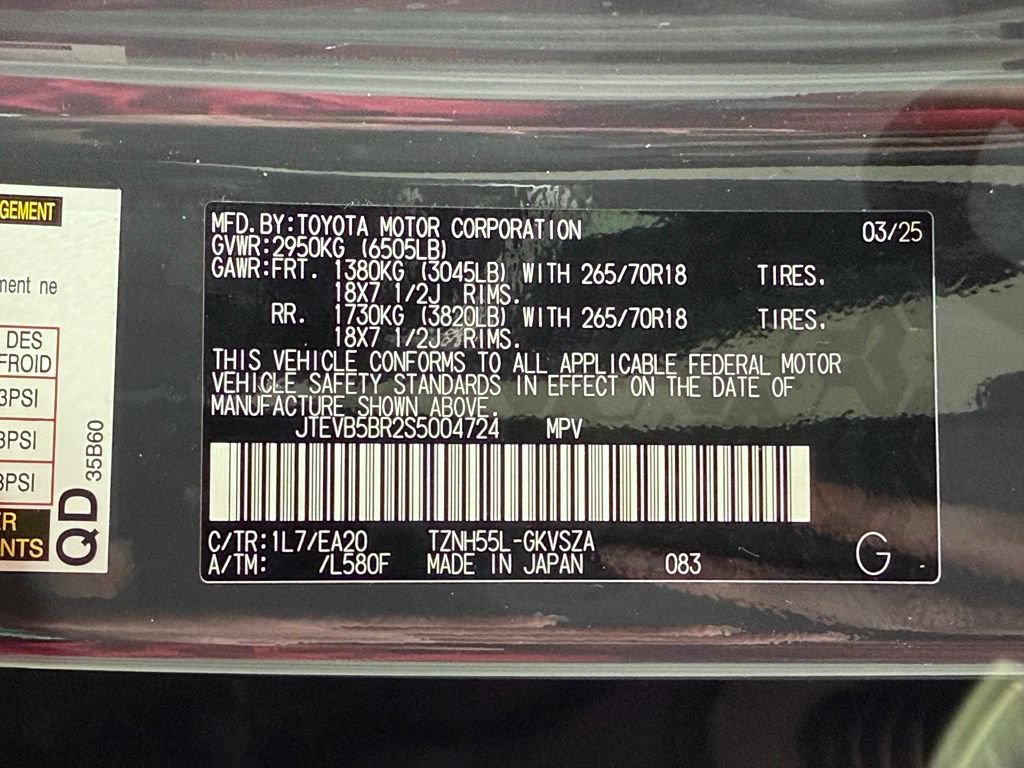 Certified 2025 Toyota 4Runner 4WD image 32