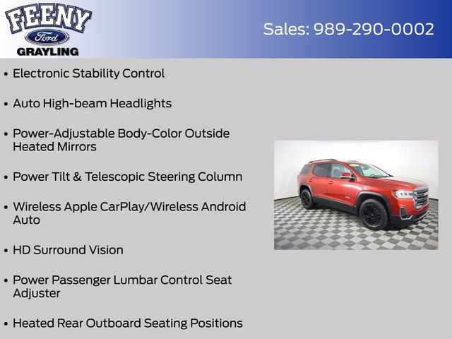 Used 2021 GMC Acadia AT4 w/ Technology Package image 20