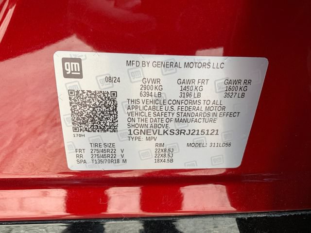 Used 2024 Chevrolet Traverse RS w/ LPO, Floor Liner Package AWD/4WD image 35
