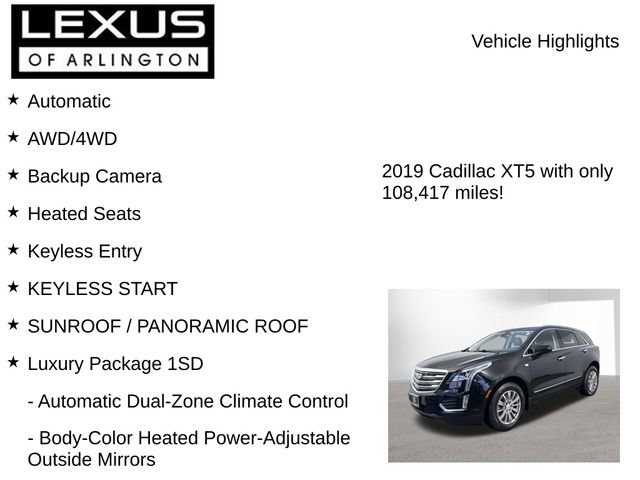 Used 2019 Cadillac XT5 Luxury image 8