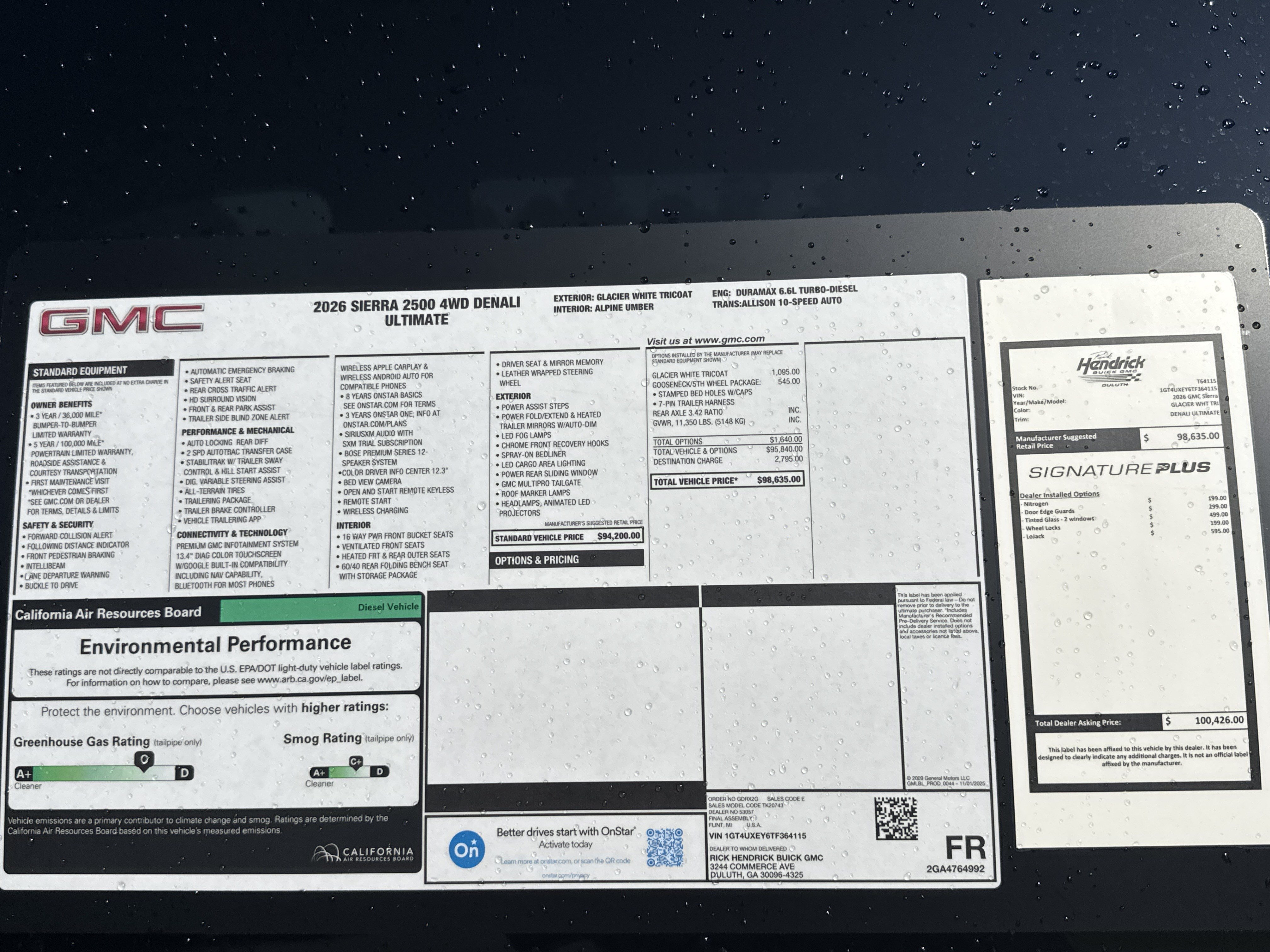 New 2026 GMC Sierra 2500 Denali Ultimate AWD/4WD image 39