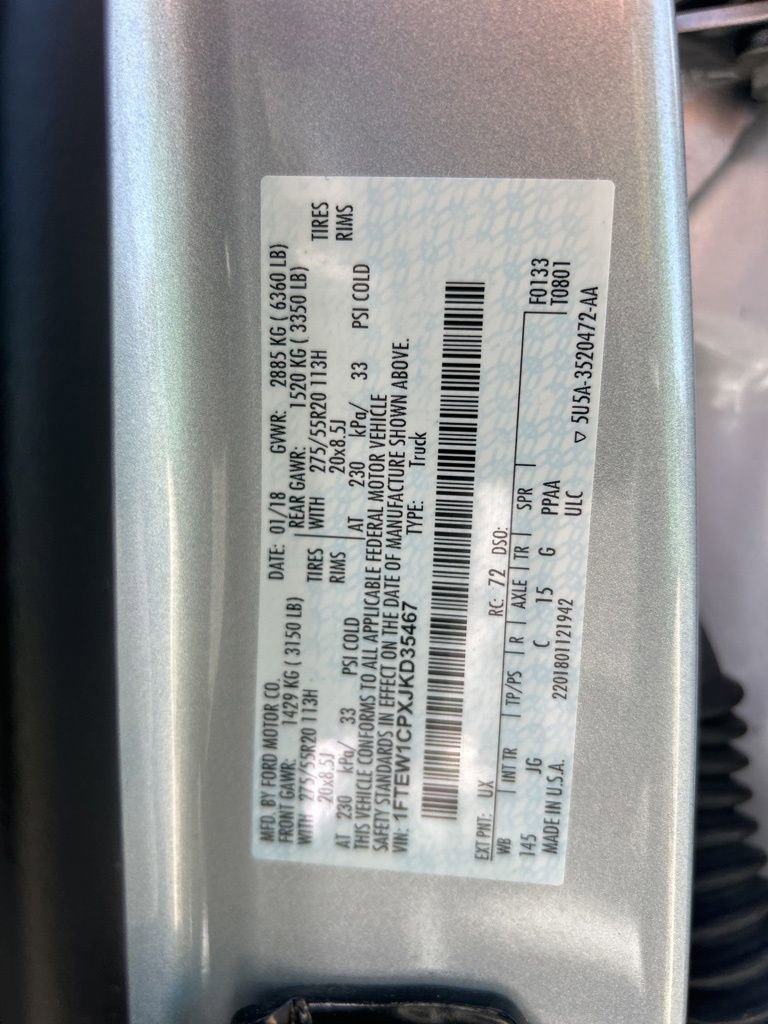 Used 2018 Ford F150 XL w/ Equipment Group 101A Mid image 37