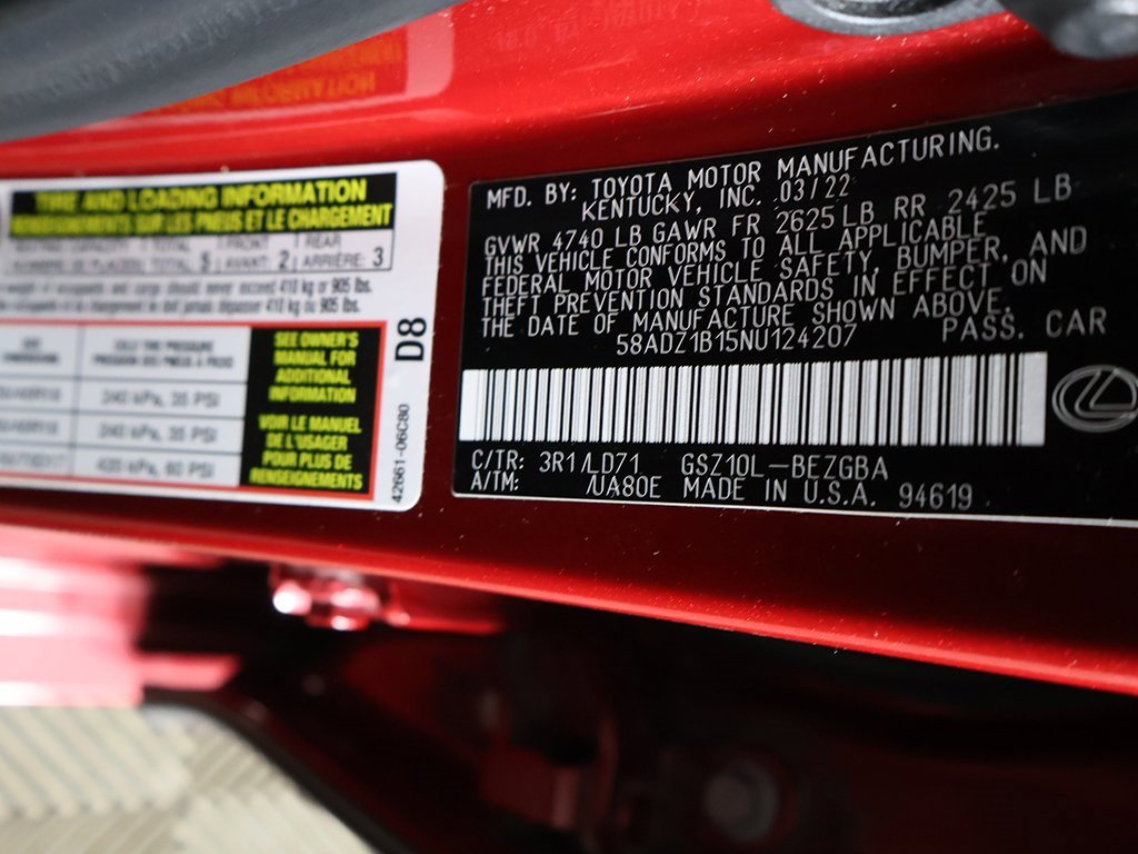 Used 2022 Lexus ES 350 w/ Premium Package image 47