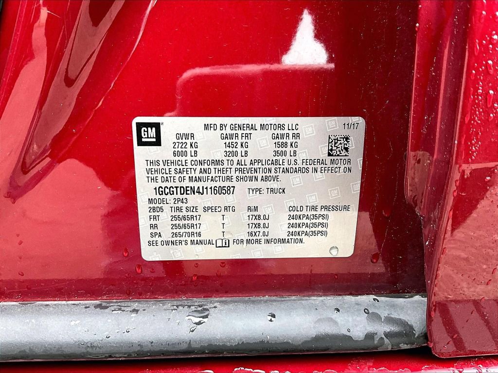 Used 2018 Chevrolet Colorado Z71 AWD/4WD image 30
