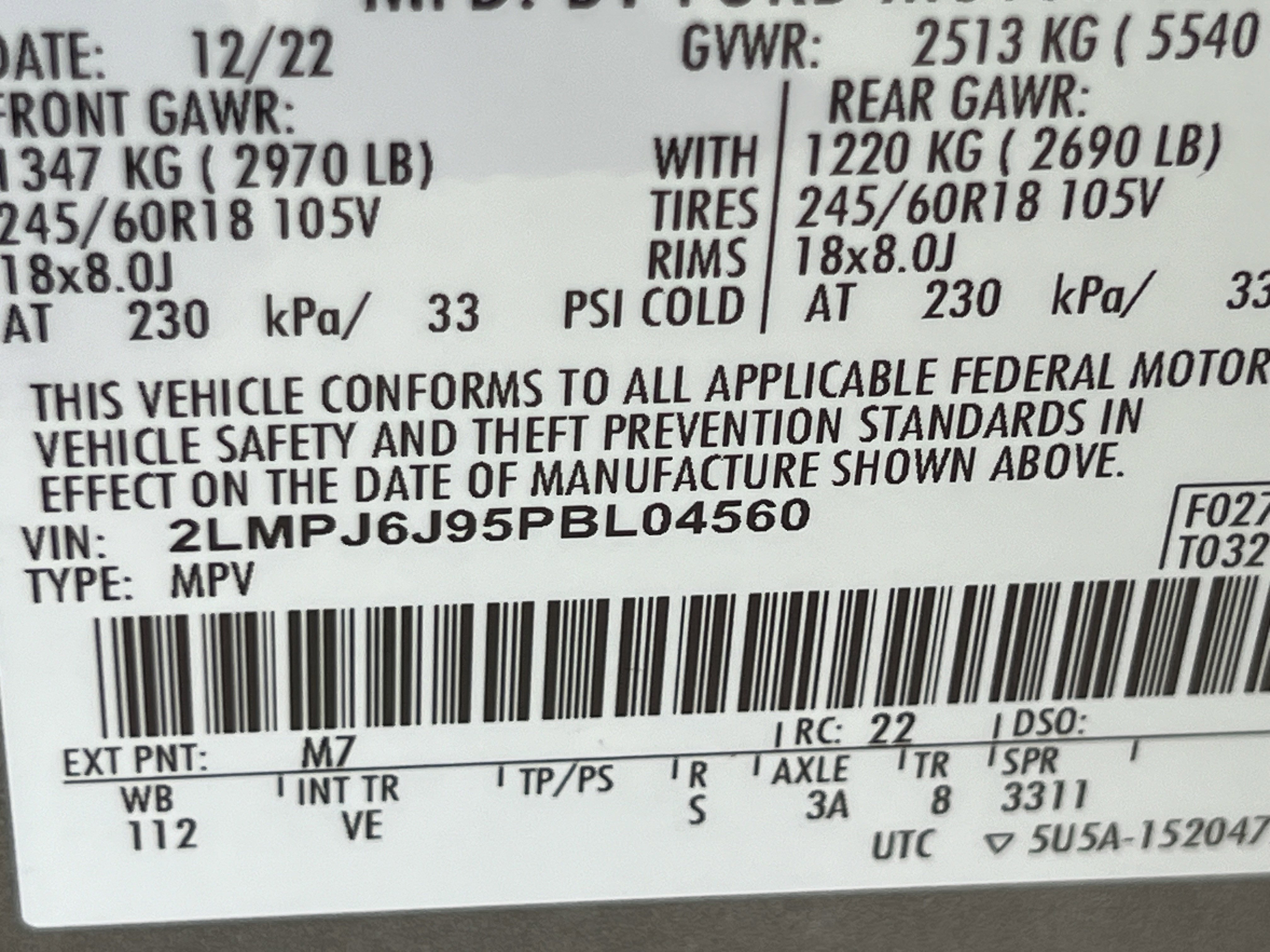 Certified 2023 Lincoln Nautilus Standard w/ Premium Package image 33