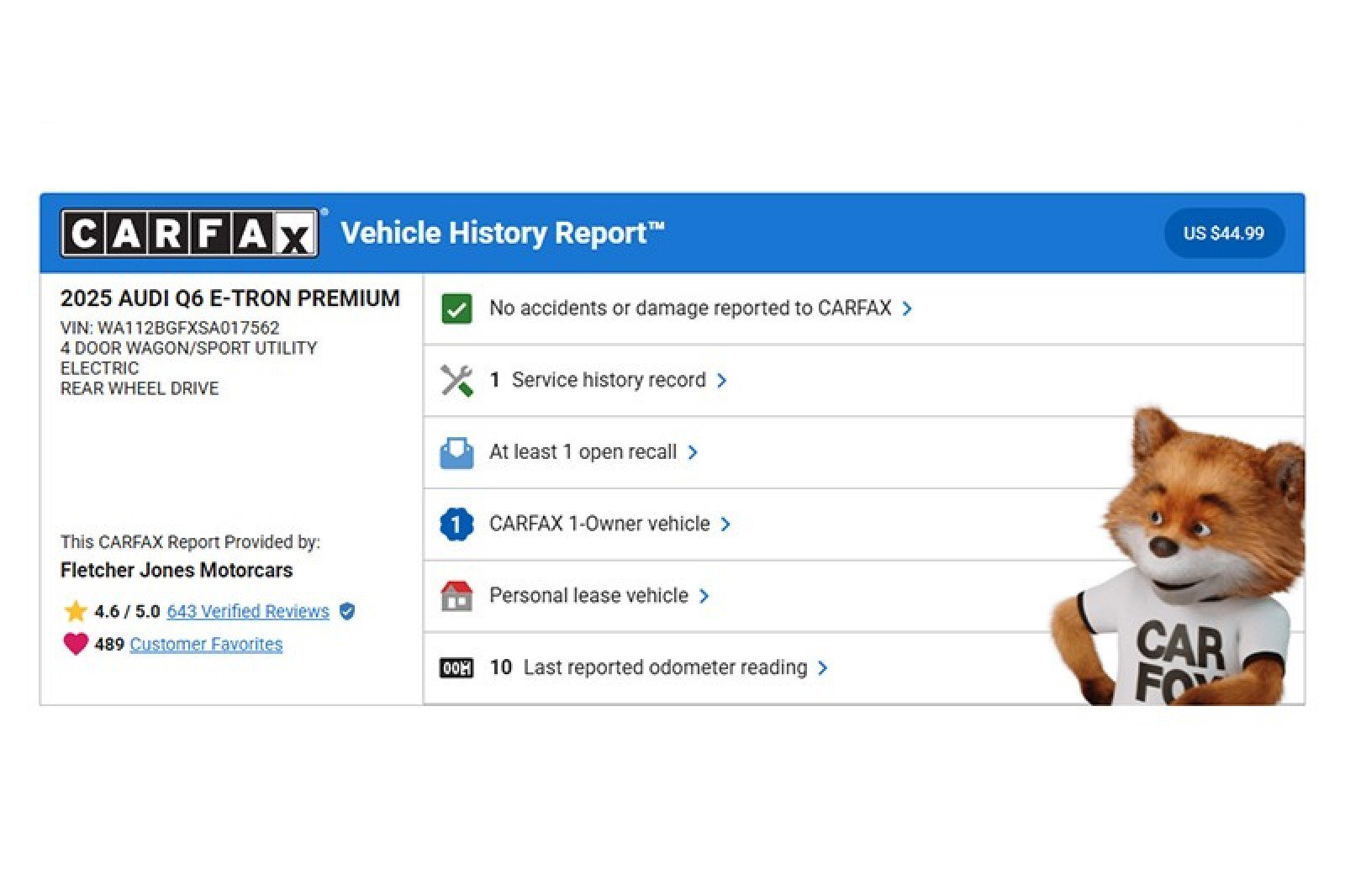 Used 2025 Audi Q6 e-tron Premium w/ Convenience Package image 2