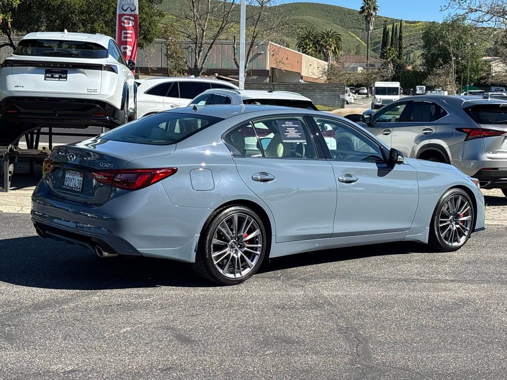 Certified 2023 INFINITI Q50 Red Sport 400 w/ Cargo Package image 3