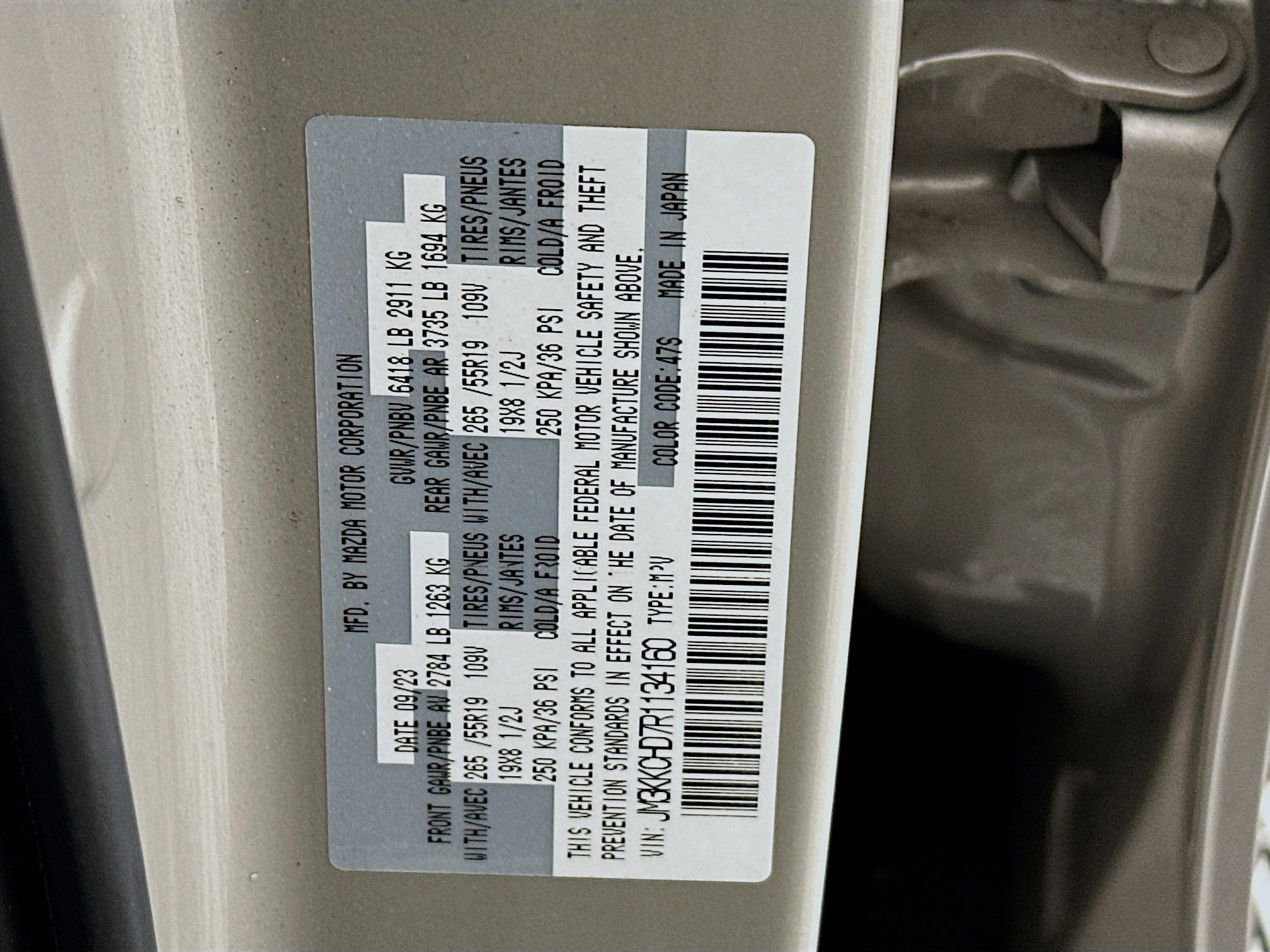 Used 2024 MAZDA CX-90 3.3 Turbo w/ Preferred Plus image 12