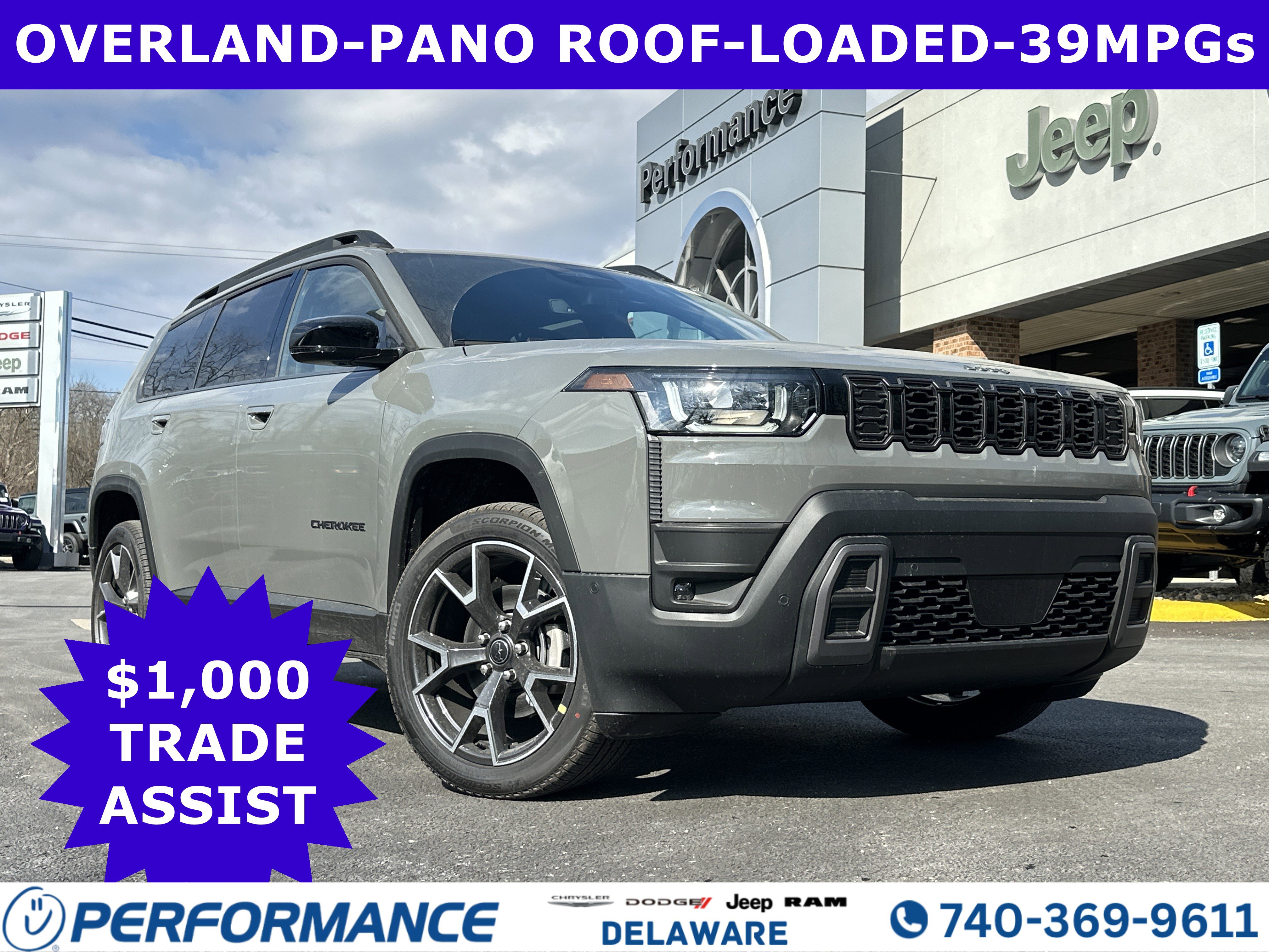 New 2026 Jeep Cherokee Overland image 1