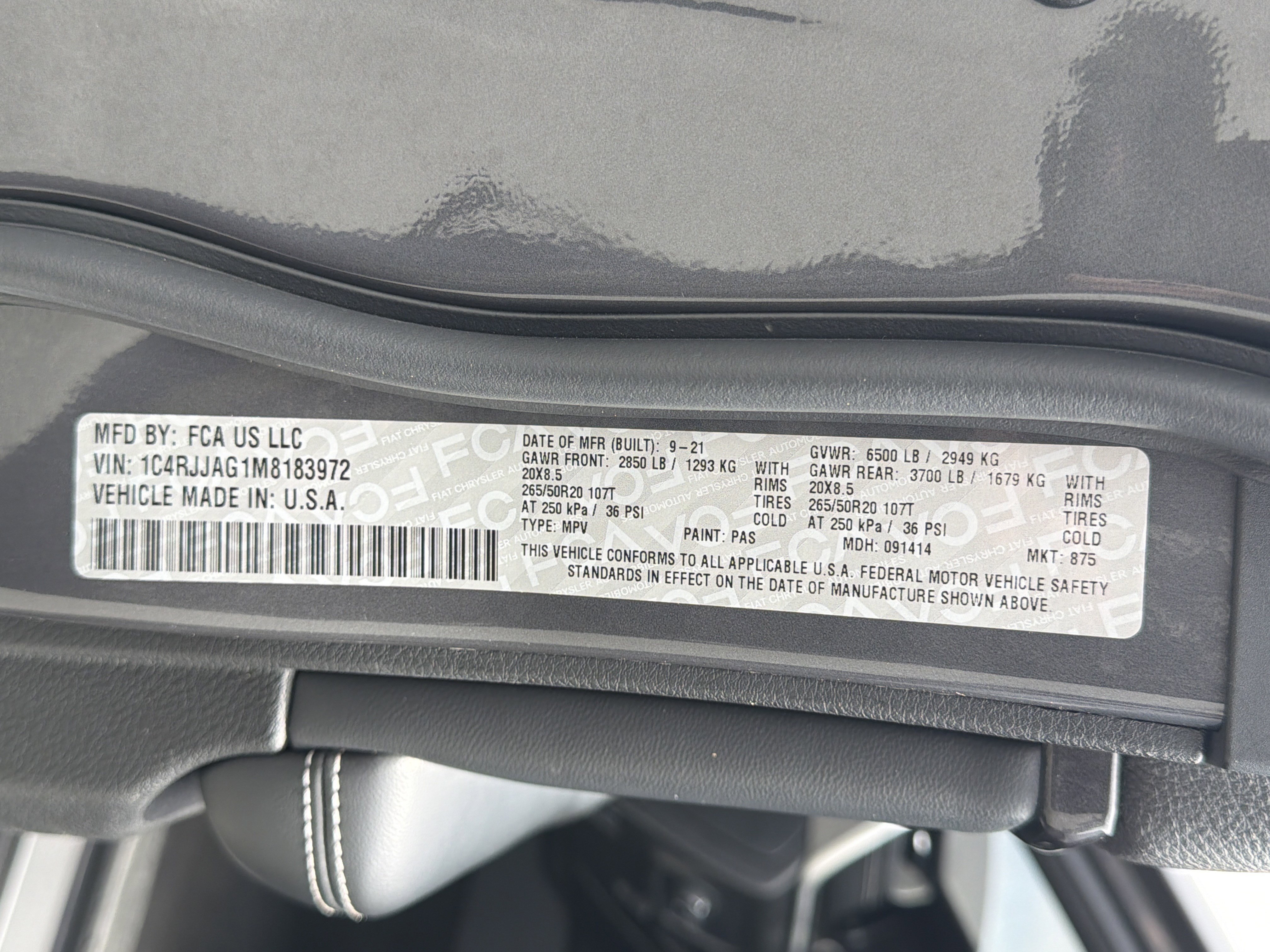 Used 2021 Jeep Grand Cherokee L Laredo RWD image 39