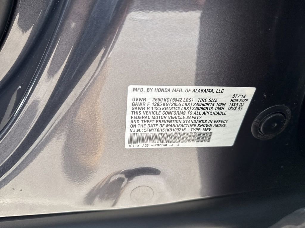 Used 2019 Honda Pilot EX-L image 55