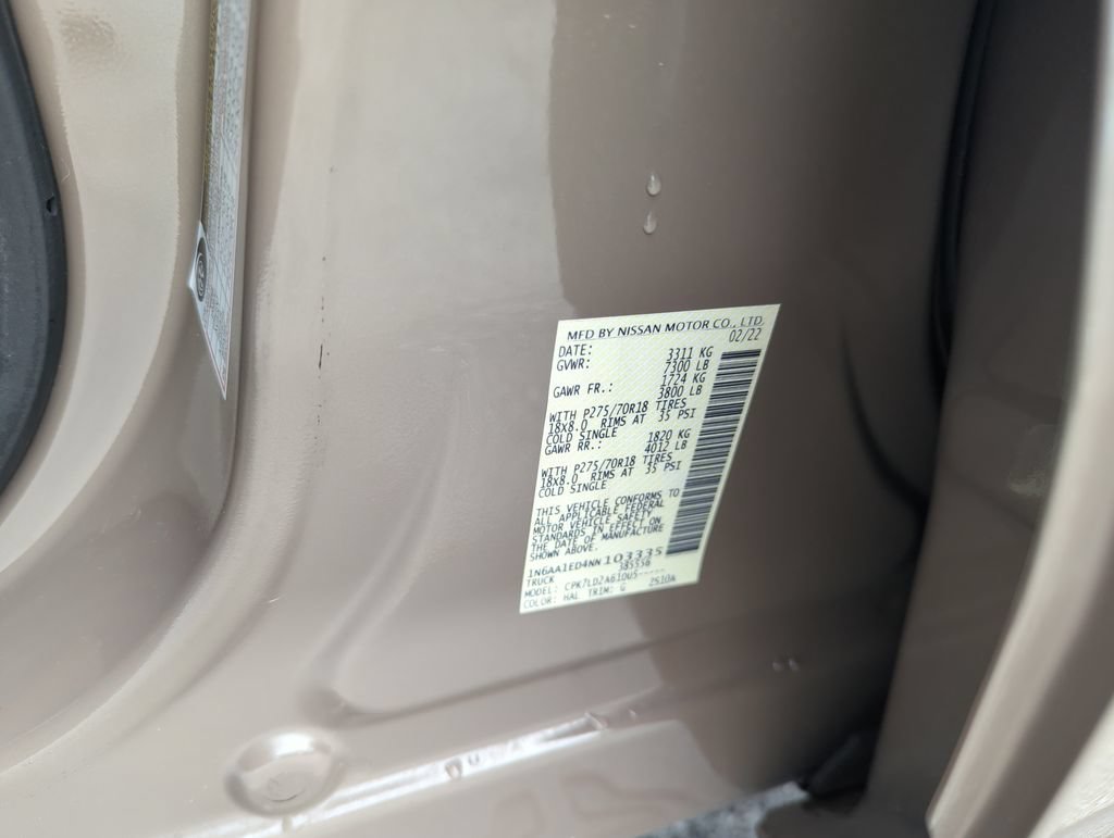 Used 2022 Nissan Titan PRO-4X w/ Off Road Protection Package AWD/4WD image 37