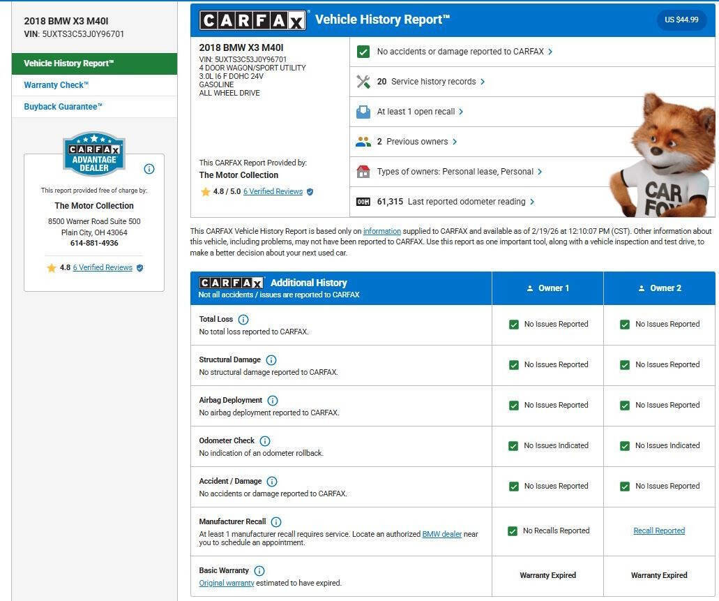 Used 2018 BMW X3 M40i image 11