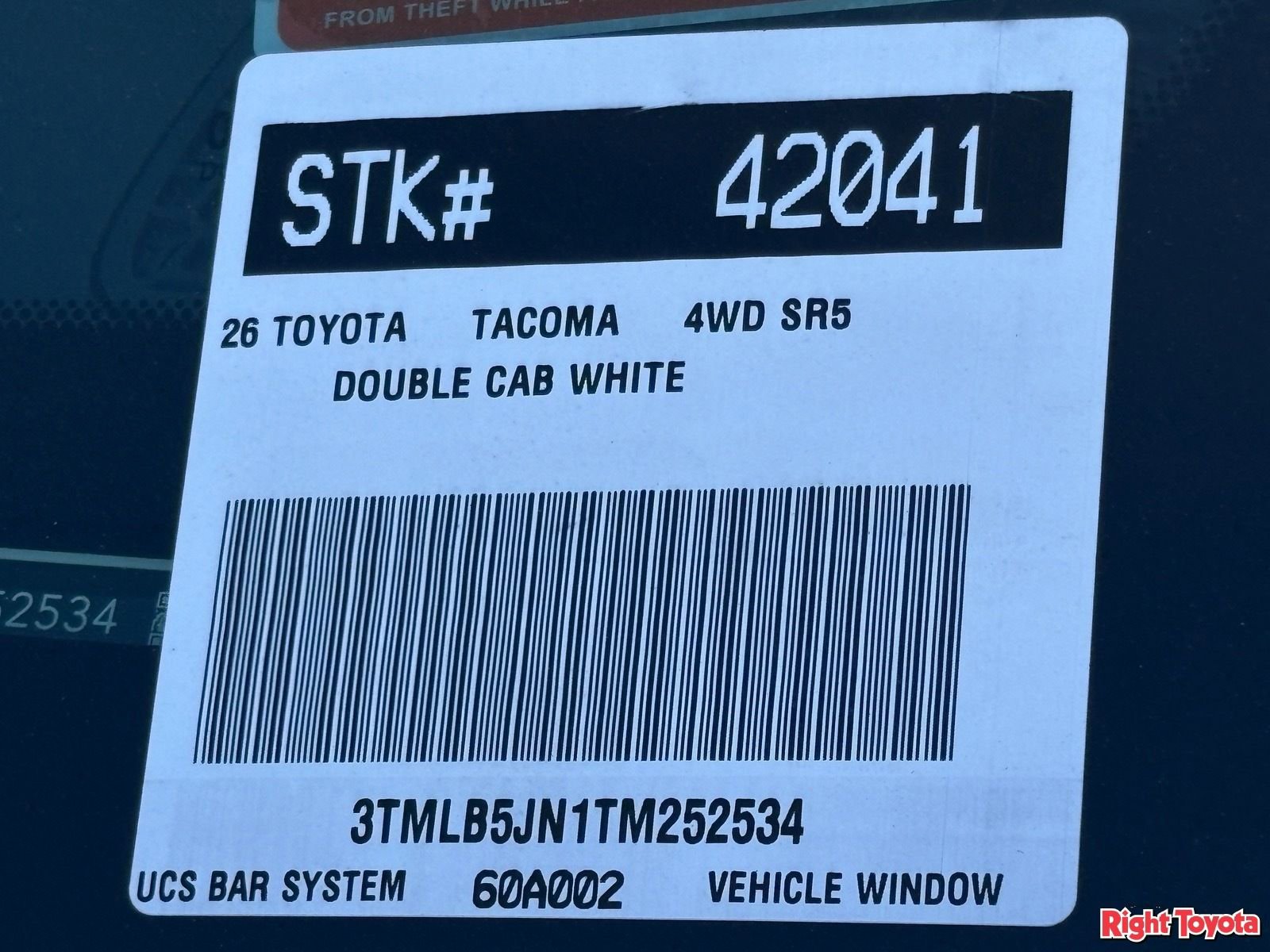 New 2026 Toyota Tacoma SR5 AWD/4WD image 25