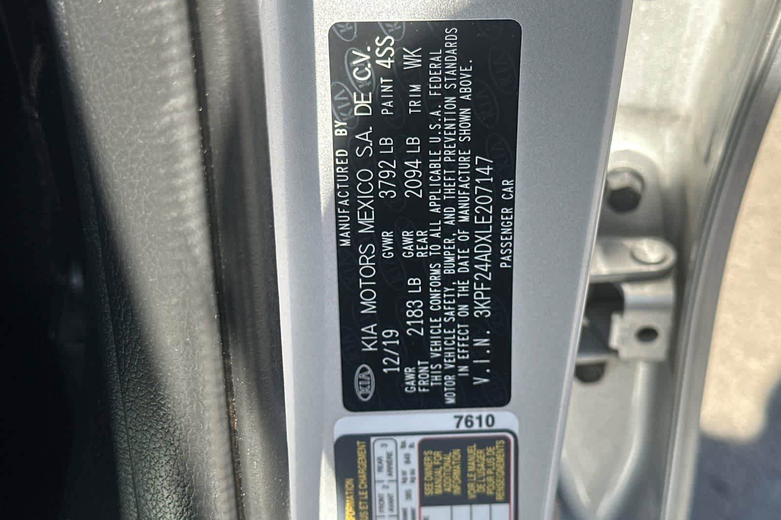 Used 2020 Kia Forte LXS FWD image 30