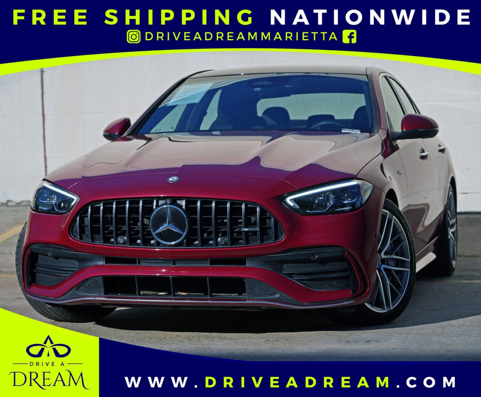 Used 2024 Mercedes-Benz C 43 AMG 4MATIC Sedan image 1