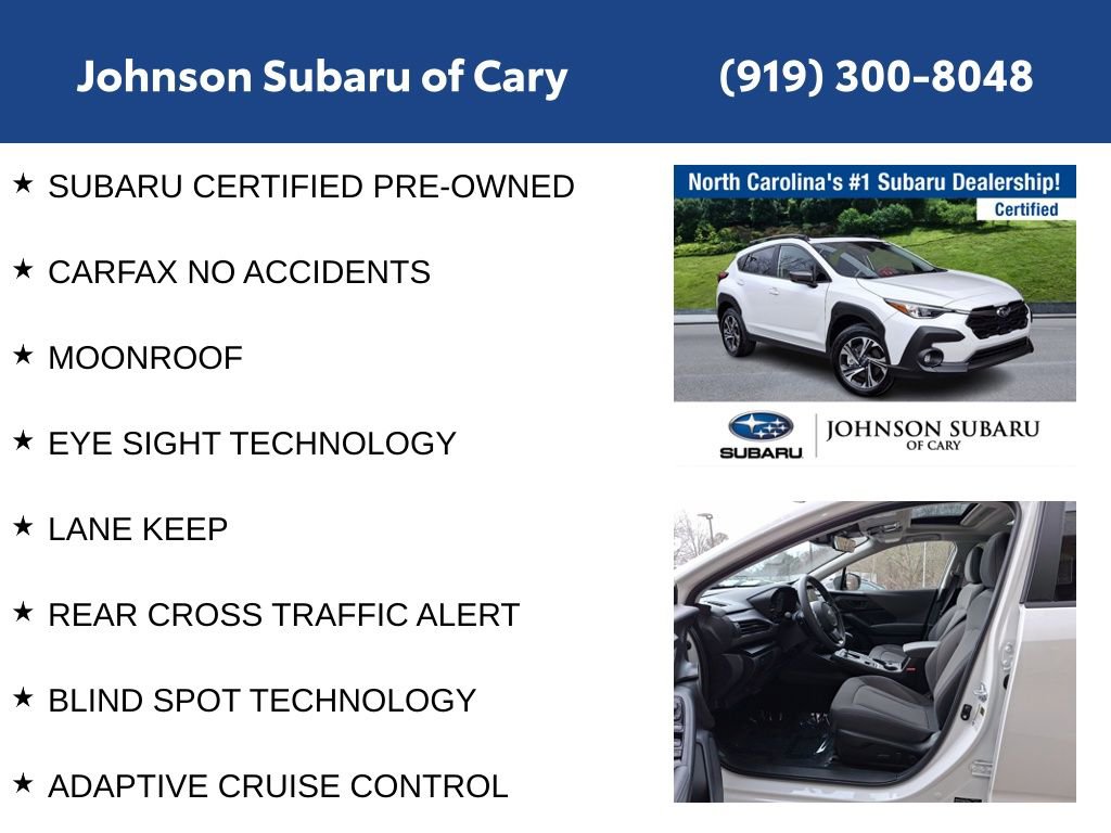 Certified 2025 Subaru Crosstrek 2.0i Premium image 6