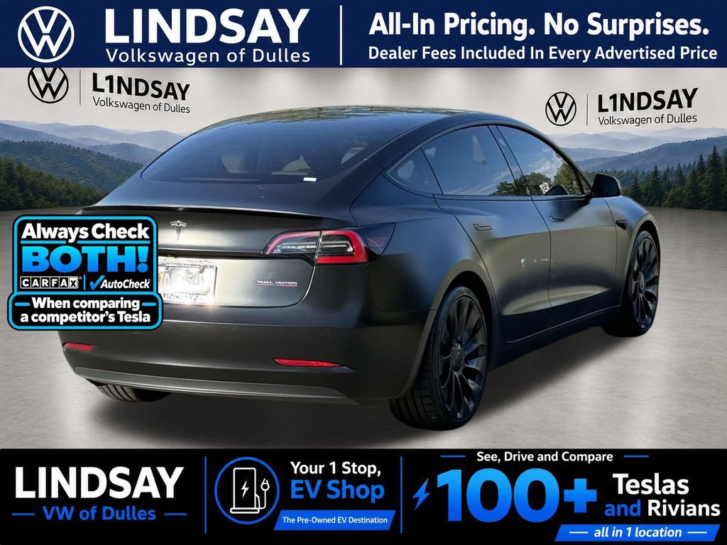 Used 2022 Tesla Model 3 Performance AWD/4WD image 7