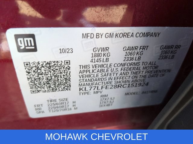 Used 2024 Chevrolet Trax LS w/ LS Convenience Package FWD image 33