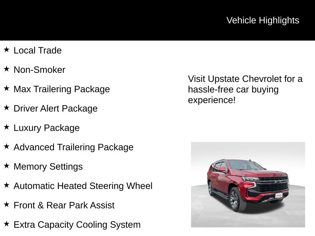 Used 2021 Chevrolet Tahoe Z71 w/ Z71 Signature Package AWD/4WD image 9