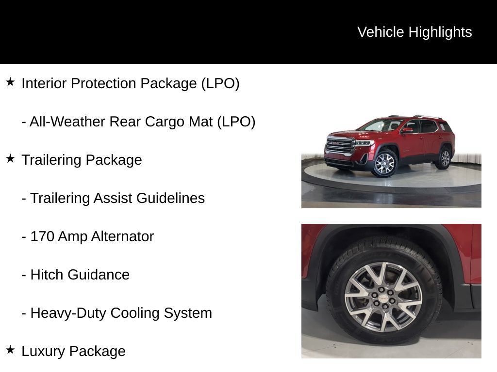 Used 2020 GMC Acadia SLT w/ Premium Package AWD/4WD image 13