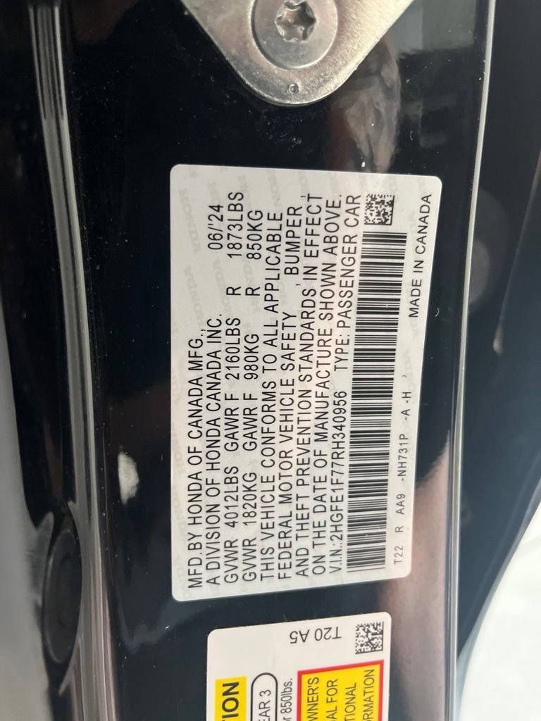 Used 2024 Honda Civic EX image 74