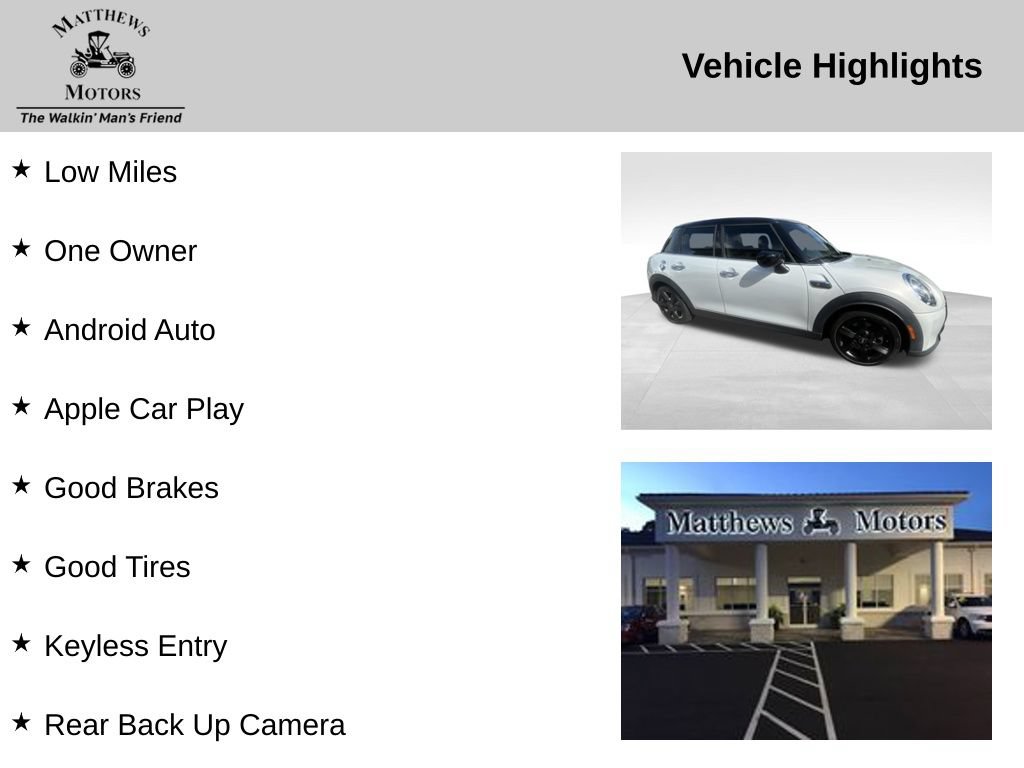 Used 2023 MINI Cooper S w/ Signature Upholstery Package FWD image 11