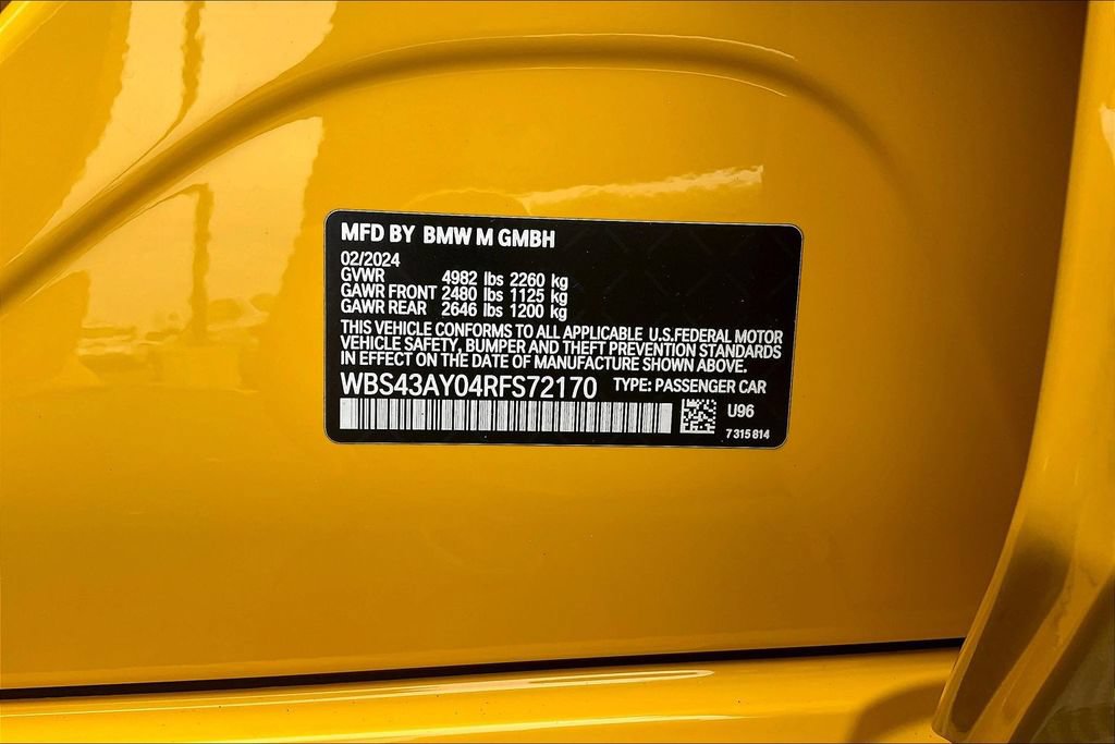 Used 2024 BMW M3 Competition w/ M Carbon Exterior Package AWD/4WD image 19