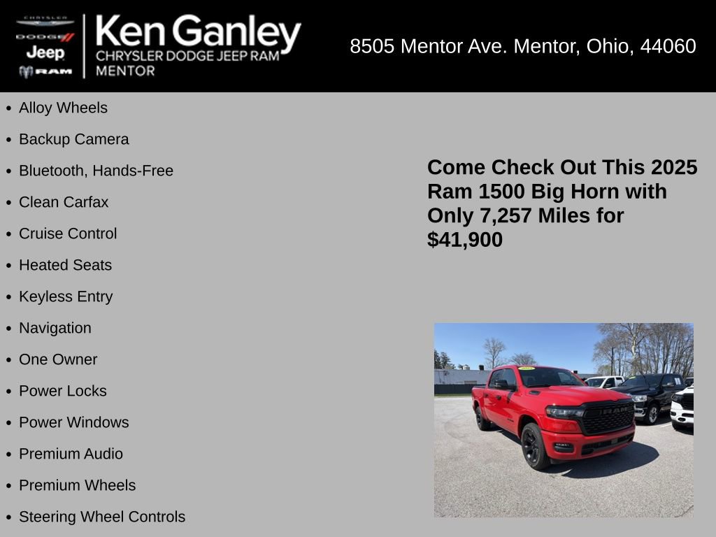 Used 2025 RAM 1500 Big Horn image 5