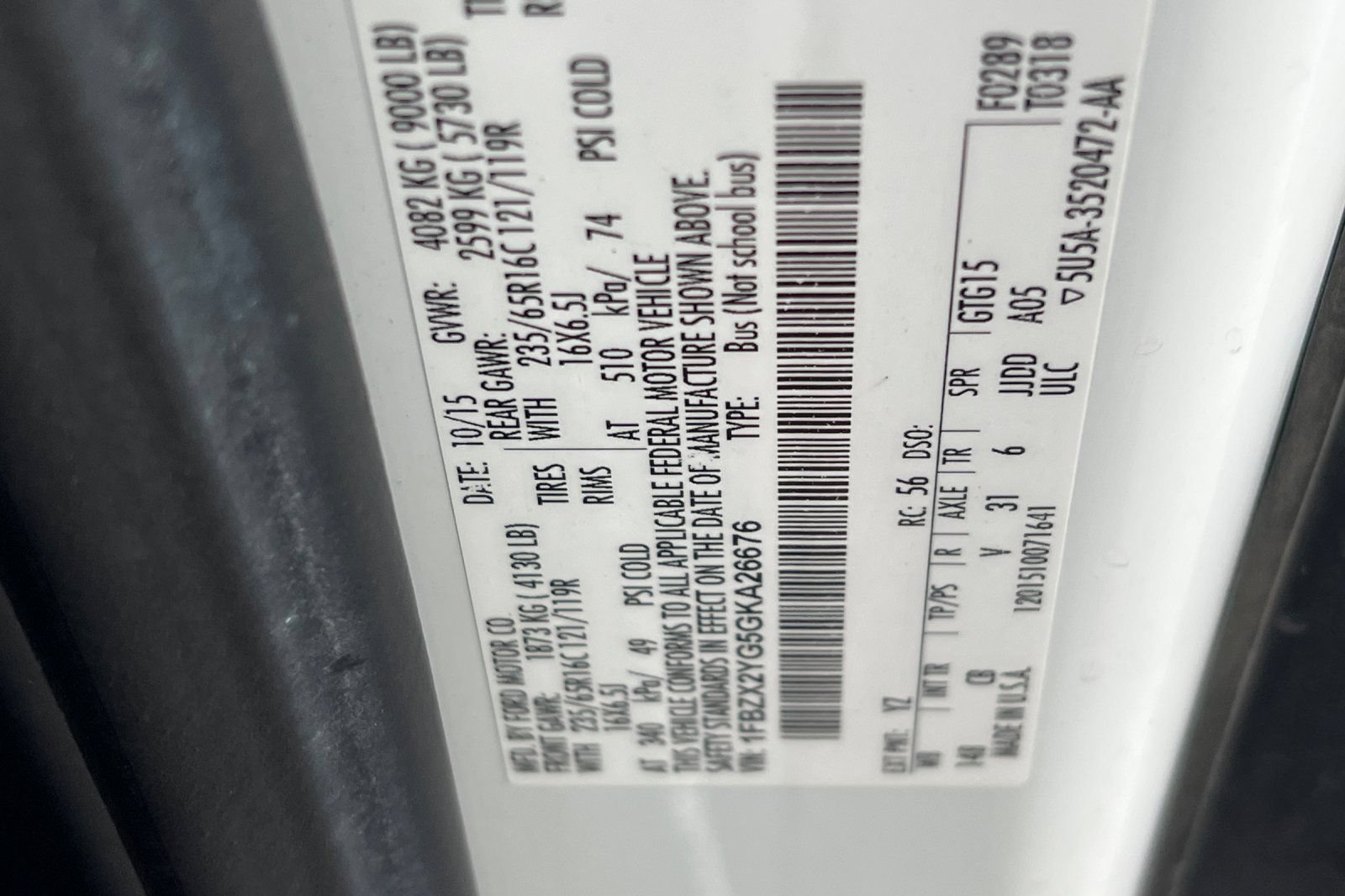 Used 2016 Ford Transit 350 XLT RWD image 31