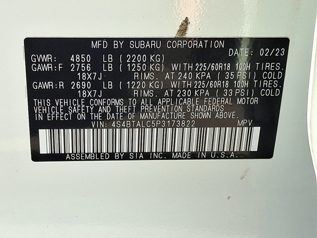 Certified 2023 Subaru Outback Onyx Edition AWD/4WD image 27
