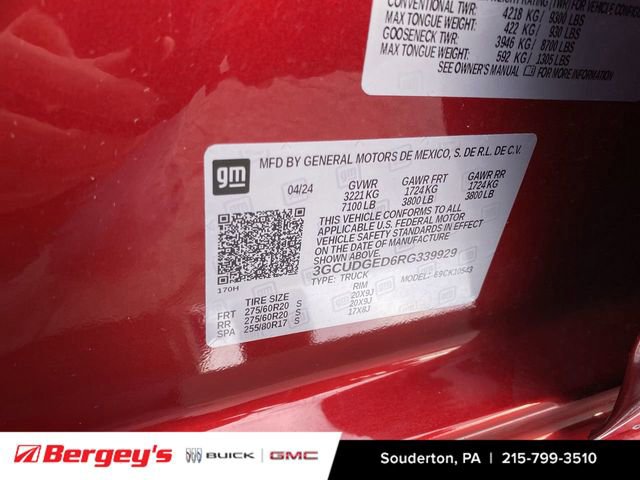 Certified 2024 Chevrolet Silverado 1500 LTZ w/ Technology Package image 37