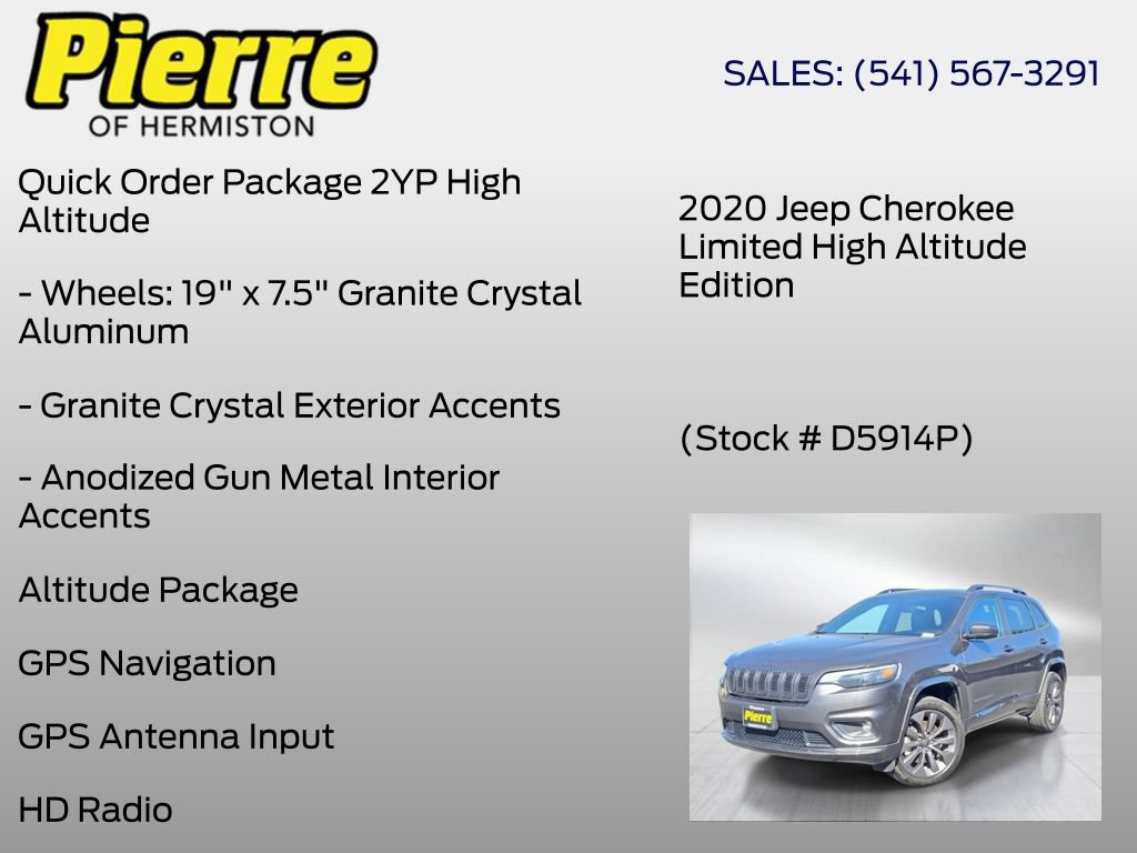 Used 2020 Jeep Cherokee High Altitude AWD/4WD image 30