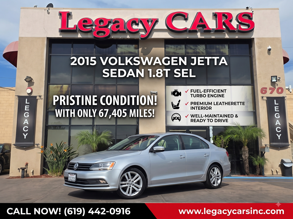 Used 2015 Volkswagen Jetta SEL FWD image 2