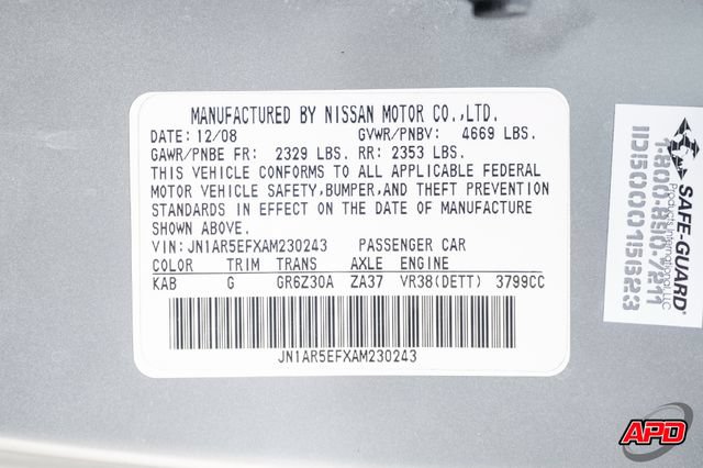Used 2010 Nissan GT-R Premium AWD/4WD image 74