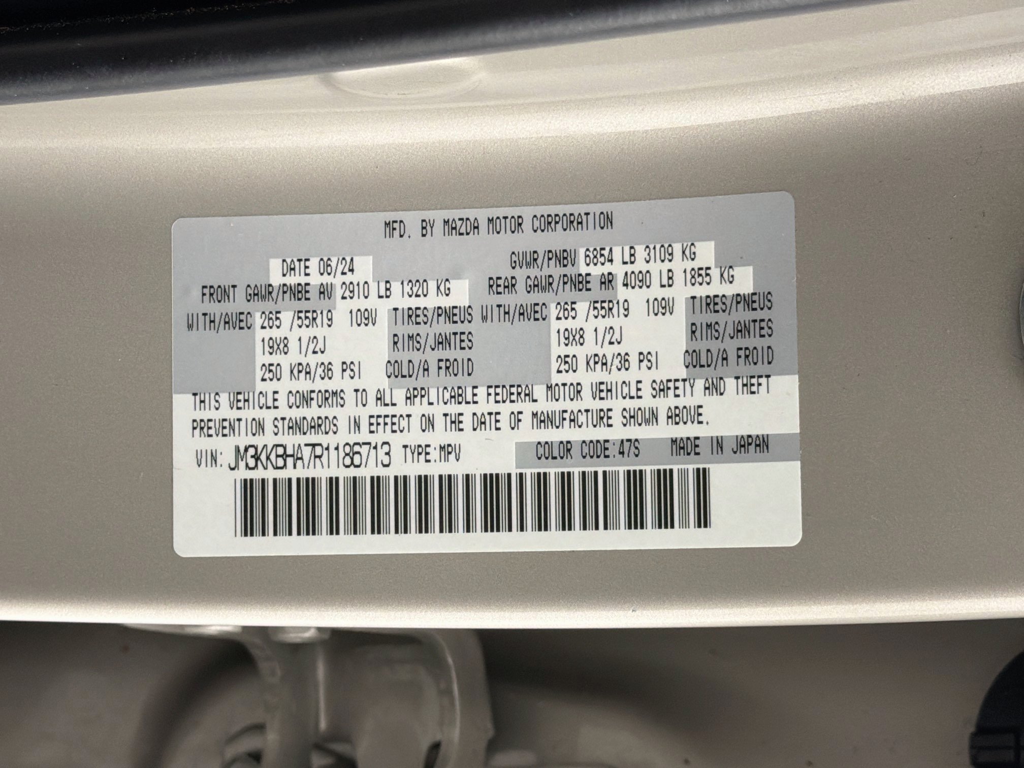 Used 2024 MAZDA CX-90 Plug-In Hybrid w/ Preferred AWD/4WD image 12