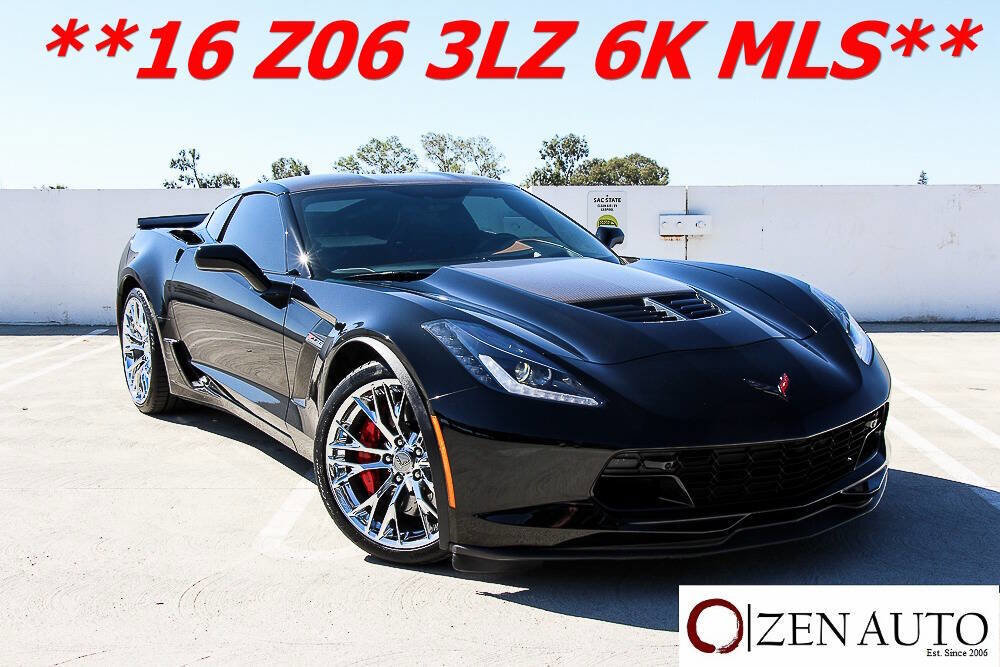 Used 2016 Chevrolet Corvette Z06 w/ 3LZ Preferred Equipment Group