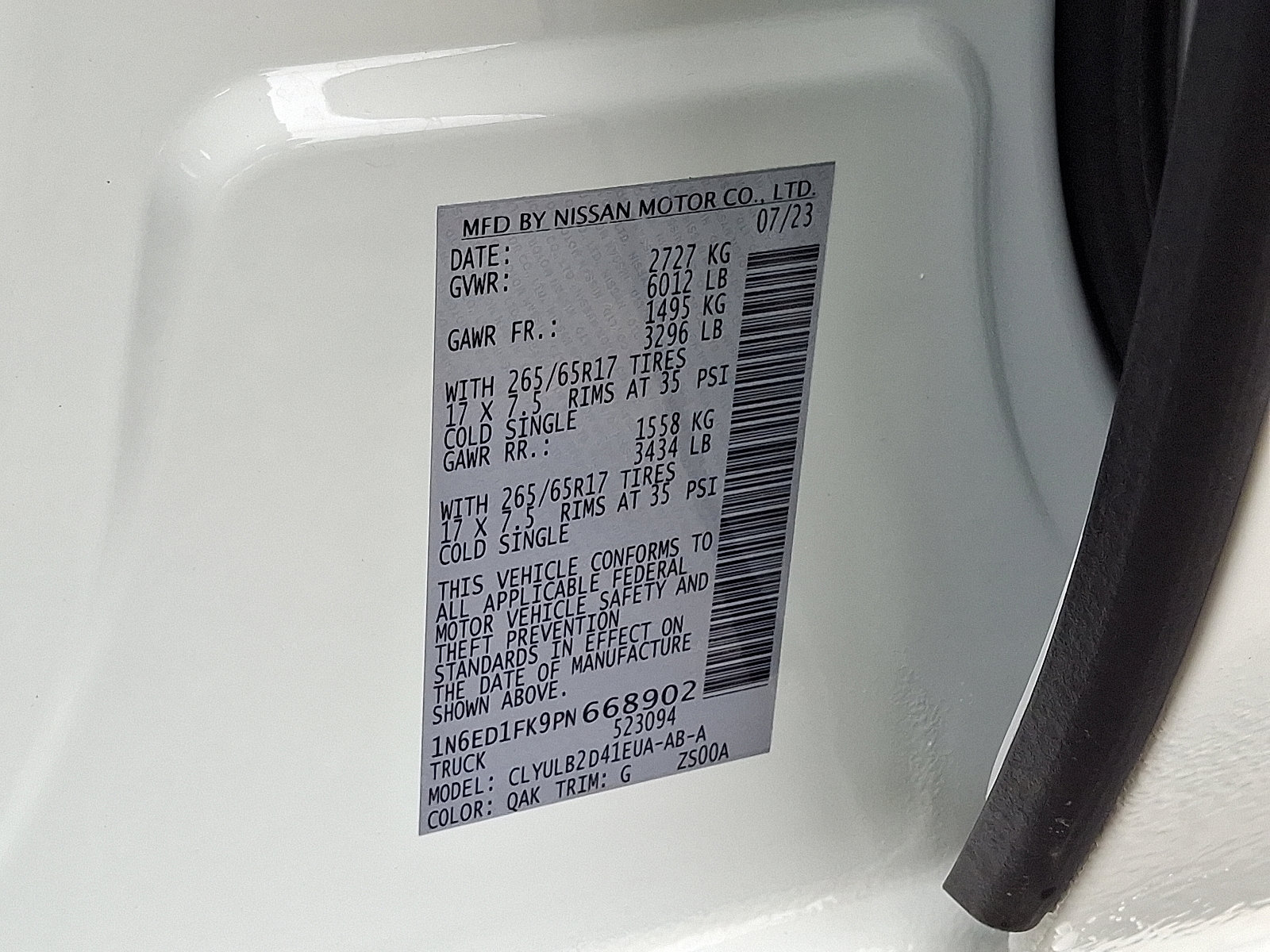 Certified 2023 Nissan Frontier SV w/ Technology Package image 28