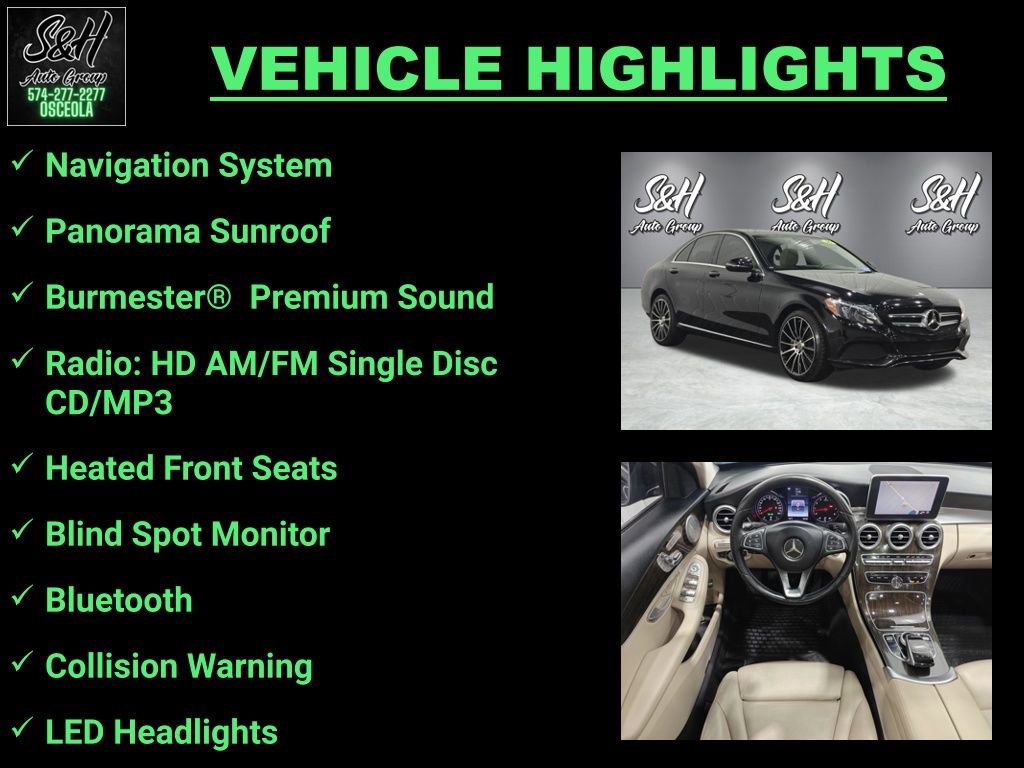 Used 2016 Mercedes-Benz C 300 4MATIC Sedan image 3