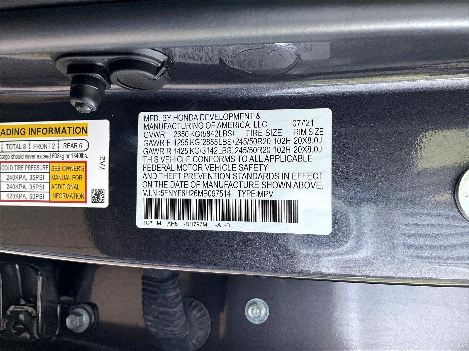 Used 2021 Honda Pilot Special Edition image 19