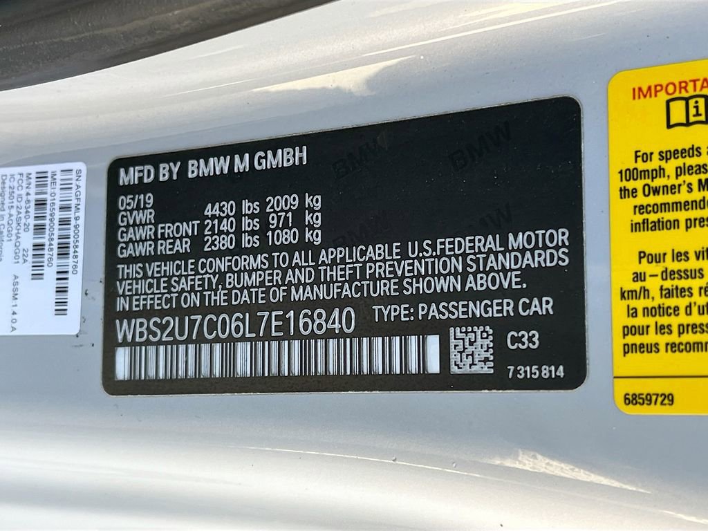 Used 2020 BMW M2 Competition w/ Executive Package image 31