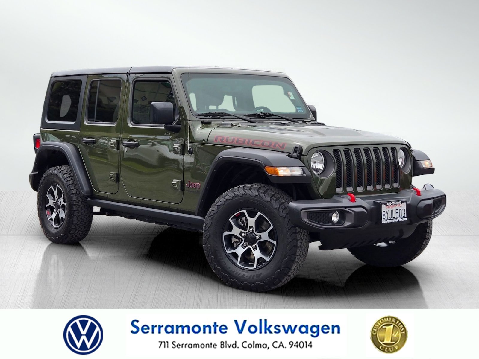 Used 2021 Jeep Wrangler Unlimited Rubicon AWD/4WD image 1