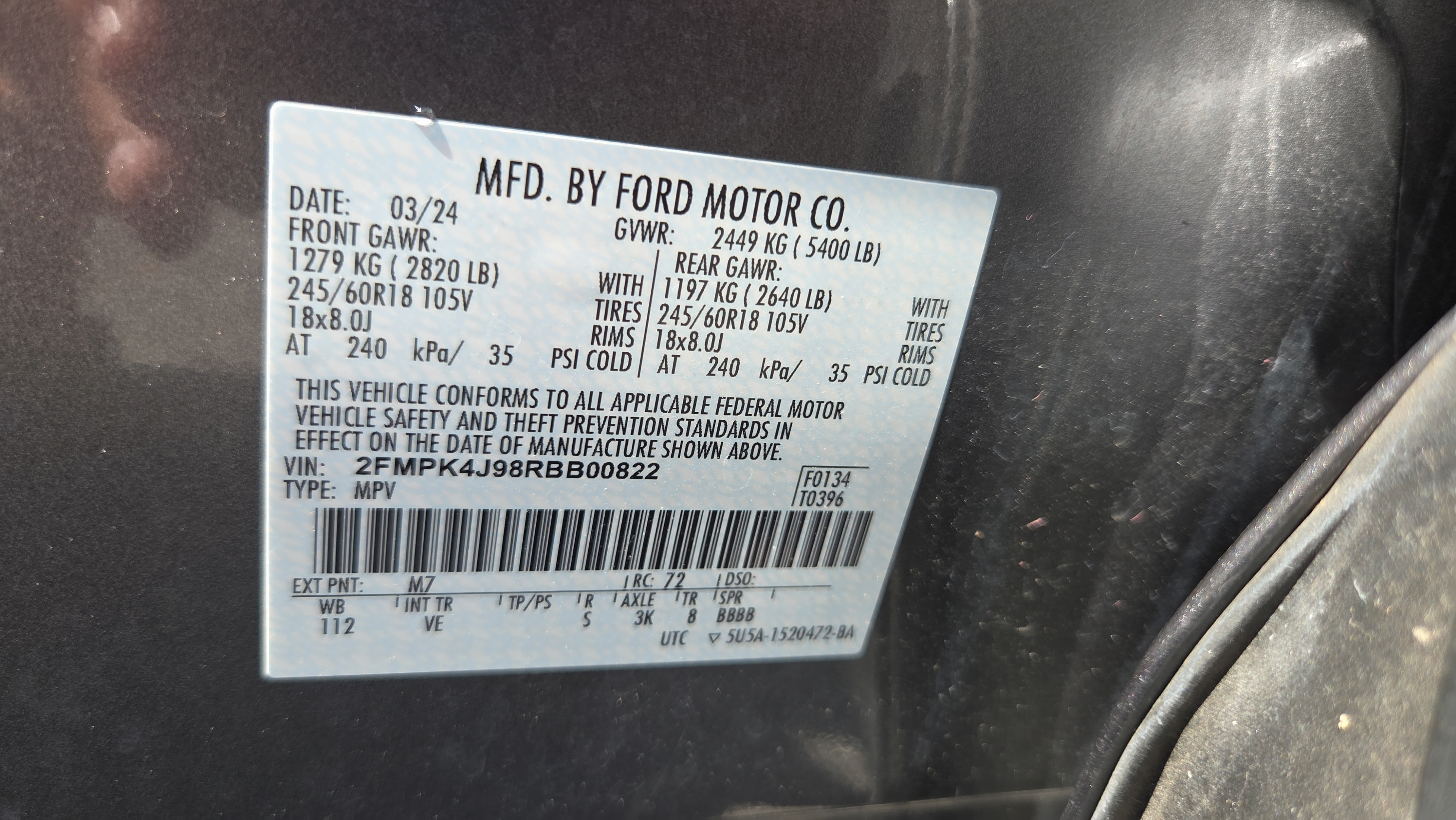 Used 2024 Ford Edge SEL AWD/4WD image 16