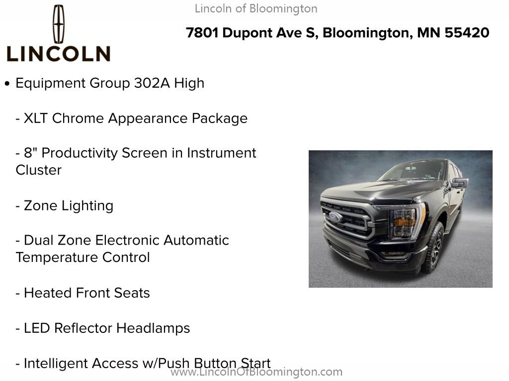 Used 2023 Ford F150 XLT w/ Equipment Group 302A High AWD/4WD image 9