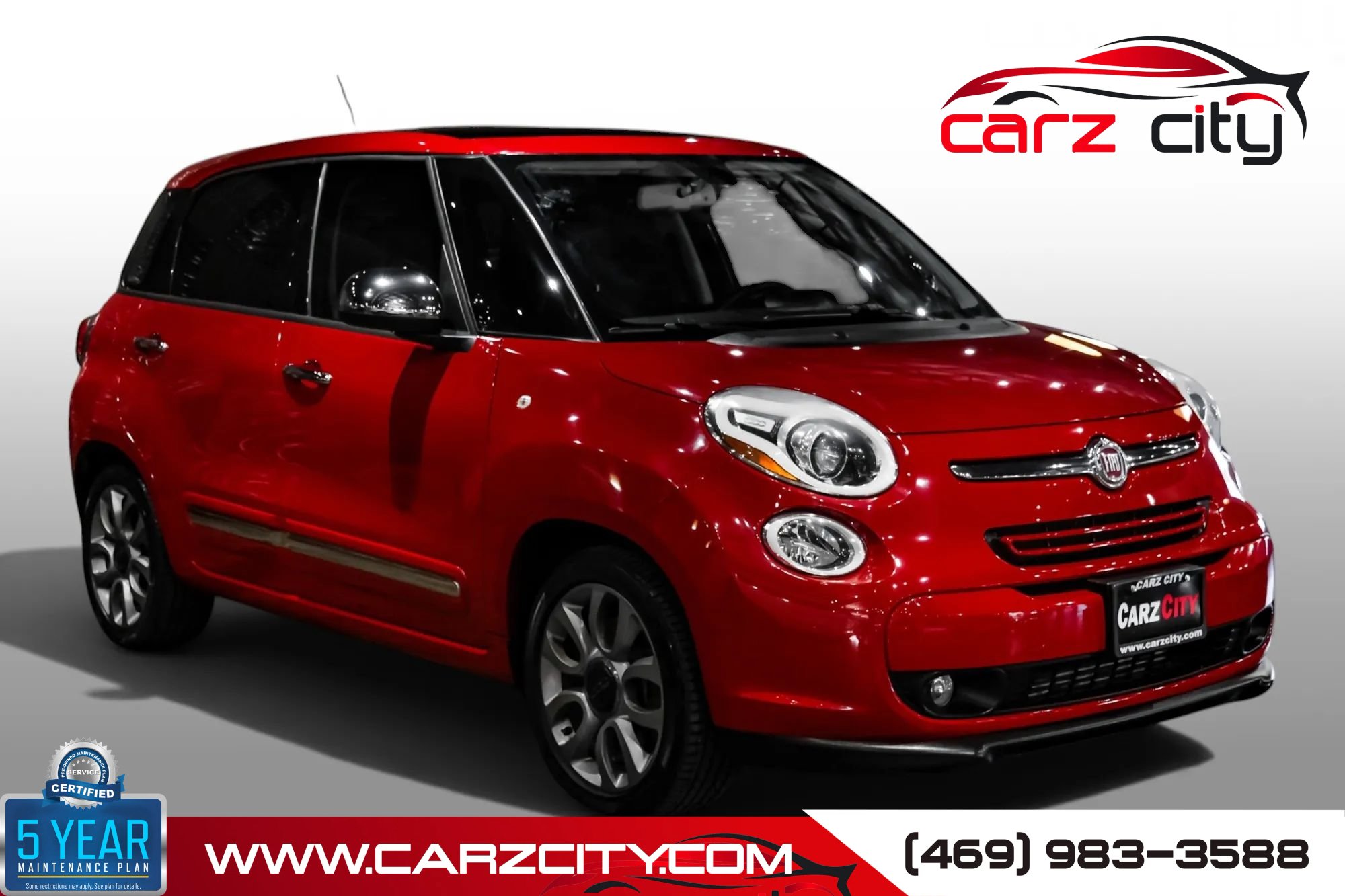 Used 2017 FIAT 500L Lounge w/ Dual-Pane Sunroof Package FWD image 1